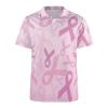 BAIKUTOUAN Pink Ribbon Breast Cancer Awareness Men's Polo-Shirts Short Sleeve Golf Tees Outdoor Sport Tennis Tops 2XL view 4