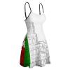 BAIKUTOUAN Roman Colosseum Against Italy Flag Women's Tank Dress Sleeveless Mini Dress Swing Beach T Shirt Sundresses L view 1