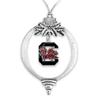 43439 South Carolina Glitter Charm Bulb Ornament view 1