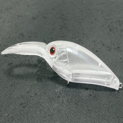 wLure 10 Blank Unpainted Minnow Crankbait Topwater Lipless Jerkbait Fishing Lures (UPC914P10)