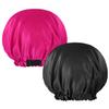 WSICSE 2 Pcs Baby Bonnet, Adjustable Double Layer Satin Bonnet for Kids Toddler Sleeping view 1