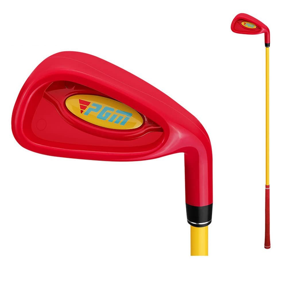 Baby Golf Clubs 7# Iron Golf Putter Kids Carbon Driver Toddler Golf Learning for 2-5 Age Children (Red,for 2-3Y)