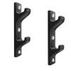 Luwint Barbell Holder Horizontal Wall Mounted 2 Bar Storage Rack view 2