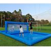 Inflatable Volleyball Pool for Adult(800w Air Pump)(100% PVC) 33FT Commercial Outdoor Volley Ball Court with Air Pump,Giant Outdoor Games for Family,Quick Setup Inflatable Volleyball Count-33x16.5x7ft view 1