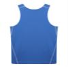 Hedmy Men's Tank Swimsuit Top Athletic Vest Rash Guard Shirt Solid Color Sleeveless Workout Playwear Blue Medium view 4