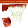 THUNDERBAY 18 inch Standard Double Spring Flex Reinforced Wall Mounted Basketball Rim, Two Nylon Nets Include One Nightlight Basketball Net view 3