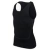 Hedmy Men's Tank Swimsuit Top Athletic Vest Rash Guard Shirt Solid Color Sleeveless Workout Playwear Black 3X-Large view 1