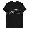 1937 Club Coupe Antique Car Custom Short-Sleeve Unisex T-Shirt Black view 1