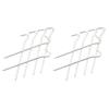12pcs Lightweight Tent Stakes Wind-Resistant Camping Pegs for Tents and Awnings Easy to Use Ground Fixing Nails view 1