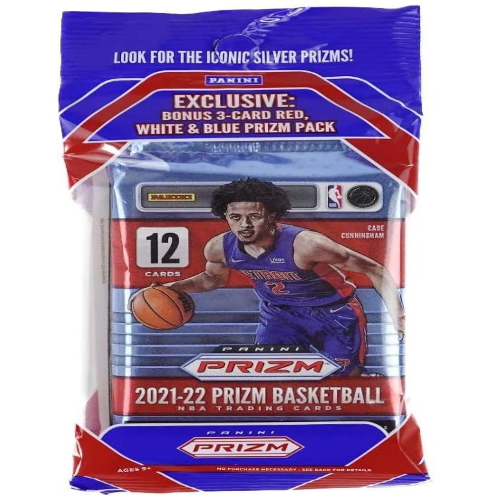 2021/22 Panini Prizm NBA Basketball Factory Sealed Cello Pack - 15 Cards per Pack