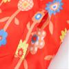 Toddler Boys Grils Autumn Jacket Print Kids Hooded Coat Zipper Windproof Baby Boys Snow Coat (Orange, 4-5 Years) view 4