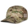 Camo American Flag Hat  Low Profile Unstructured Baseball Cap, Adjustable Hook-and-Loop, One Size view 1