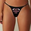 Best Grandma Ever Women's G-String Sexy Thong T-Back Printed Underwear view 1