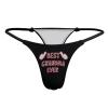 Best Grandma Ever Women's G-String Sexy Thong T-Back Printed Underwear view 3