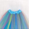 Toddler Tulle Skirt Baby Girls Tutu Kids Skirt Multicolor Ballet Outfits Toddler Dress up Clothes Girls (Blue, One Size) view 2