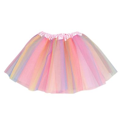 Toddler Tulle Skirt Baby Girls Tutu Kids Skirt Multicolor Ballet Outfits Toddler Dress up Clothes Girls (Pink, One Size)