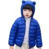 Kids Warm Boys Baby Grils Thick Jacket Coat Outdoor Hooded Toddler Windproof Boys Winter Jacket with (Blue, 3-4 Years) view 1