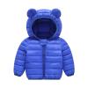 Kids Warm Boys Baby Grils Thick Jacket Coat Outdoor Hooded Toddler Windproof Boys Winter Jacket with (Blue, 3-4 Years) view 2