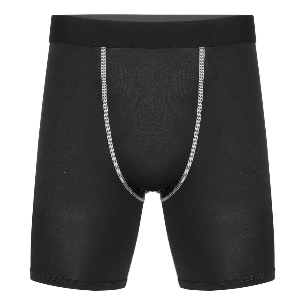 TTAO Mens Sports Shorts Base Layer Trunks for Running Gym Cycling Quick Drying Compression Underwear Black Small