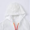 Toddler Kids Summer Sunscreen Jackets Rainbow Hooded Outerwear Zipper Coats Kids Winter Clothes Girls (White, 4-5 Years) view 3