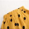 Boys Kids Pocket Baby Elasticated Linen Waist Shorts Polka Girls Dot Toddler Girls Toddler Sports (Yellow, 1-2 Years) view 4