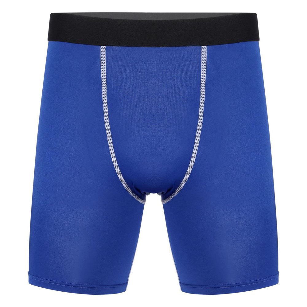 TTAO Mens Sports Shorts Base Layer Trunks for Running Gym Cycling Quick Drying Compression Underwear Blue Medium