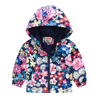 Toddler Boys Grils Autumn Jacket Print Kids Hooded Coat Zipper Windproof Baby Boys Snow Coat (Multicolor, 3-4 Years)