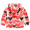 Toddler Boys Grils Autumn Jacket Print Kids Hooded Coat Zipper Windproof Baby Boys Snow Coat (Red, 3-4 Years) view 2