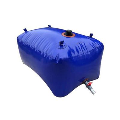 JIONET Water Storage Bladder, Large-Capacity Water Storage Tank Emergency Water Container Flexible Rainwater Water Collector for Camping Construction (Color : Blue, Size : 400L)