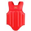 Wesing Martial Arts Muay Thai Boxing Chest Protector MMA Sanda Chest Guard (Red, M) view 1