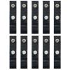 Boat Cover Snap Extender for Boat Canvas,Boat Cover Extensions,Black,Extension Sizes from 2" - Built in Finger Loops,10 Packs view 1