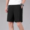 Men Shorts Solid Quick Dry Shorts Mens Summer Breathable Sportswear Jogger Large Board Beach Shorts,Black,3XL view 4
