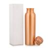 Copper Water Bottle - 34 Oz Extra Large - A Handcrafted Ayurvedic Pure Copper Vessel For Drinking, Drink More Water Bottle  MS-645132 Copper Bottle view 1