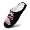 Big Mood Pink Blobfish Cotton Slippers Warm Indoor Soft Fuzzy Plush Non- Slip Slippers Winter House Shoes Suitable Mens 11-1244-45 view 3