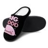 Big Mood Pink Blobfish Cotton Slippers Warm Indoor Soft Fuzzy Plush Non- Slip Slippers Winter House Shoes Suitable Mens 11-1244-45 view 4