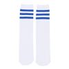 UTTPLL Kids Youth Soccer Socks Sport Toddler Baby Long Socks Girls Boys Knee High Uniform Socks Stripe Cotton Dress Tube Cute Stocking Tights White Blue 3-6 Years view 4