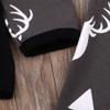 Clothes T-shirt+Pants Tops Boy Outfits Baby Leggings Girl Deer 3pcs Set Boys Outfits&Set for Baby Boy (Black, 70) view 4