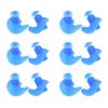 6 Pairs Waterproof Ear Plugs for Swimming,Silicone Swimming Earplugs, Spiral Ear Plugs, Professional Adult Dust-Proof Earplugs, Swimming Accessories for Kids Adults Surfing Snorkeling (Blue) view 1