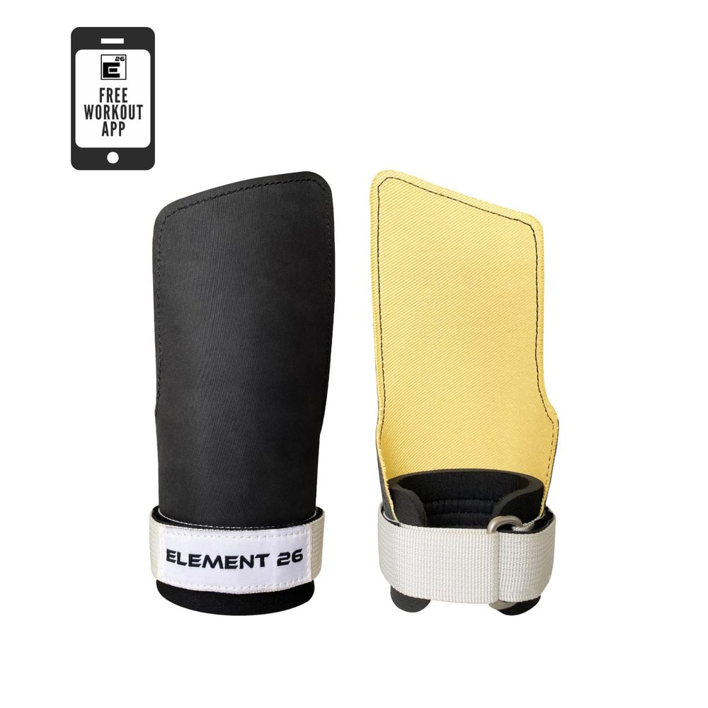 Element 26 IsoGrip Hand Grips for WODs, Gymnastics, Weight Lifting, and Cross Training - Gymnastics Grips for Men and Women - Cross Training Gloves - Tactical Grips (Small, IsoComp)