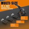 Barbell Clamps 1 Inch - 2 PCS Adjustable Barbell Clips Quick Release Locking Weight Clips Olympic Barbell Collars (Black 0.98-1.18inch) view 2
