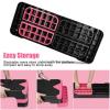 HaoKang Adjustabl Aerobic Stepper Fitness Step Platform Health Workout for Sports Training Black-Red view 3