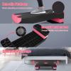 HaoKang Adjustabl Aerobic Stepper Fitness Step Platform Health Workout for Sports Training Black-Red view 4