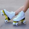 Ugboiu Roller Skates for Women and Men,Derby Roller Skates with 4 Shiny Wheel, Classic Double-Row Skates for Indoor and Outdoor view 4