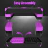 Adjustable Workout Aerobic Stepper in Fitness & Exercise Step Platform Trainer 3 settings adjustable height 4-6-8 view 3
