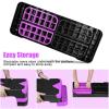 Adjustable Workout Aerobic Stepper in Fitness & Exercise Step Platform Trainer 3 settings adjustable height 4-6-8 view 4
