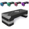 Adjustable Workout Aerobic Stepper in Fitness & Exercise Step Platform Trainer 3 settings adjustable height 4-6-8 view 1