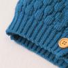 Sweater Girl Coat Warm Hooded Jacket Infant Baby Knit Boy Winter Outwear Girls Crazy Sweaters for (Blue, 18-24 Months) view 4