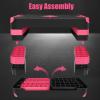 Adjustable Workout Aerobic Stepper in Fitness & Exercise Step Platform Trainer 3 settings adjustable height 4-6-8 view 3