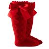 Stockings Princess Sock Baby Girls Socks Solid Kids Mid-Calf Length Knee-High Carbon Soldier Kids (Red, 3-18 Months) view 1