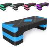 Adjustable Workout Aerobic Stepper in Fitness & Exercise Step Platform Trainer 3 settings adjustable height 4-6-8 view 1